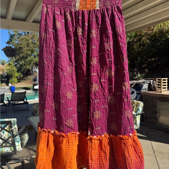 Colorful Bohemian lotus Pants - Picture 3 of 3